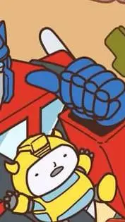 ai character: 3 baby bumblebees background