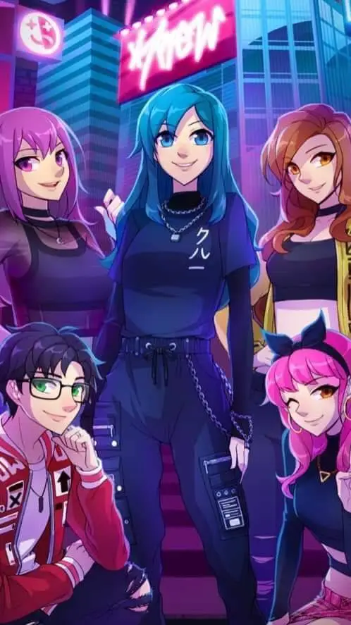 ai character: KREW background