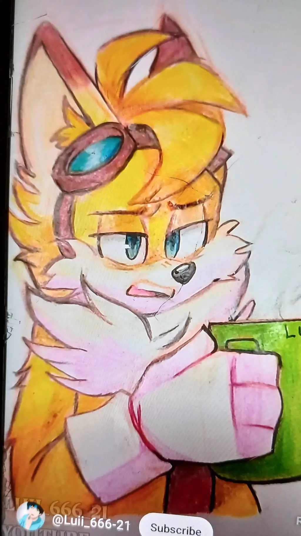 ai character: Tails background