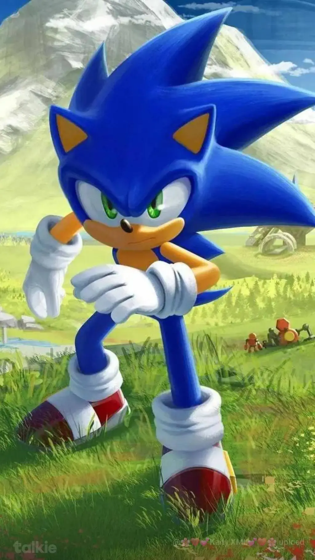 ai character: Sonic background