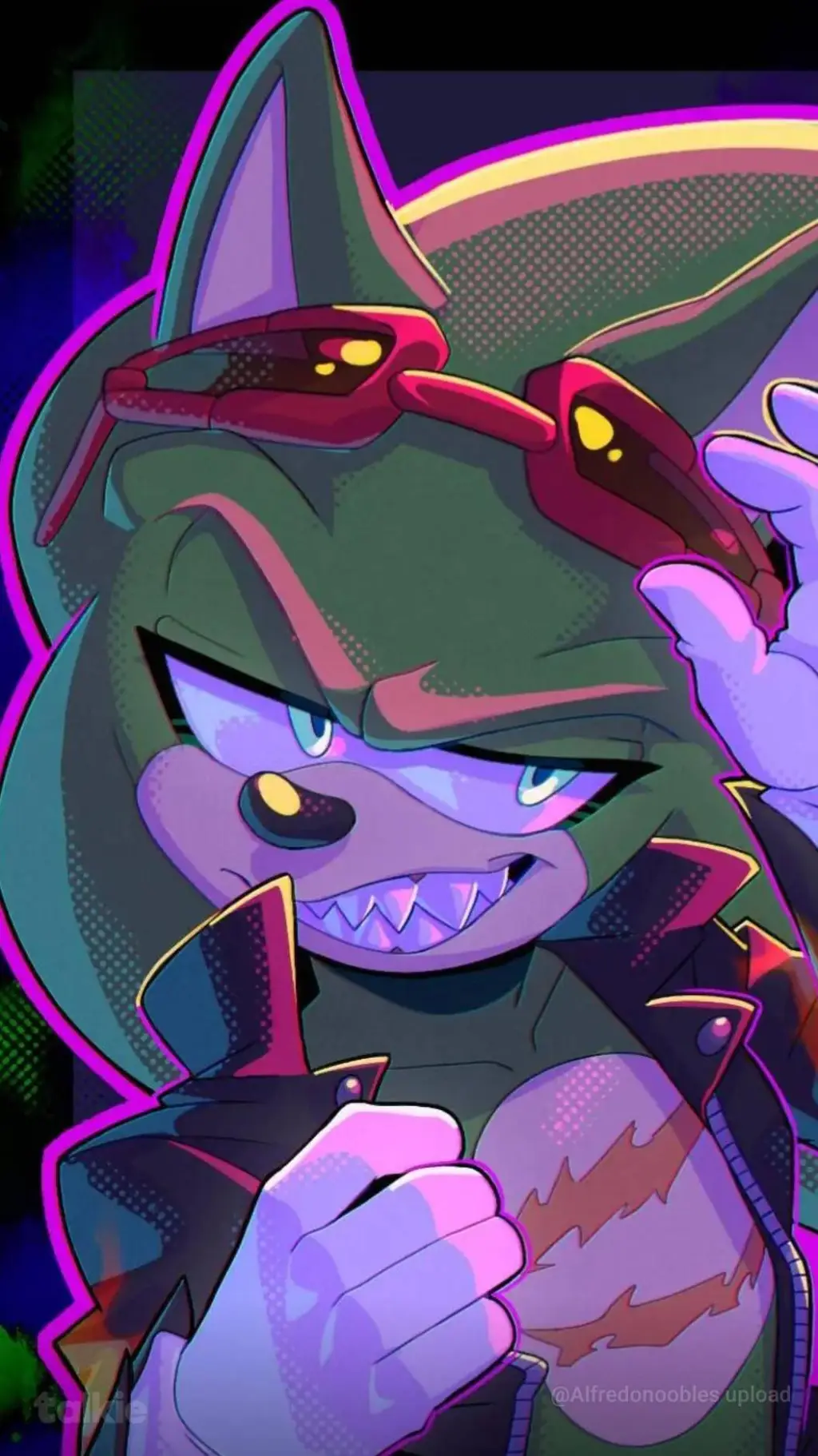 ai character: Yandere 𝚂𝙲𝙾𝚄𝚁𝙶𝙴 background