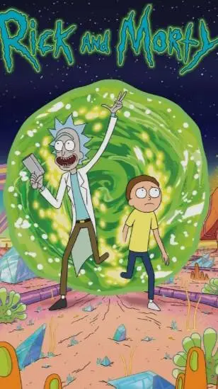 ai character: Rick y Morty background