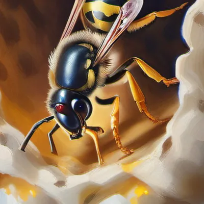 chat with ai character: Wasp nest