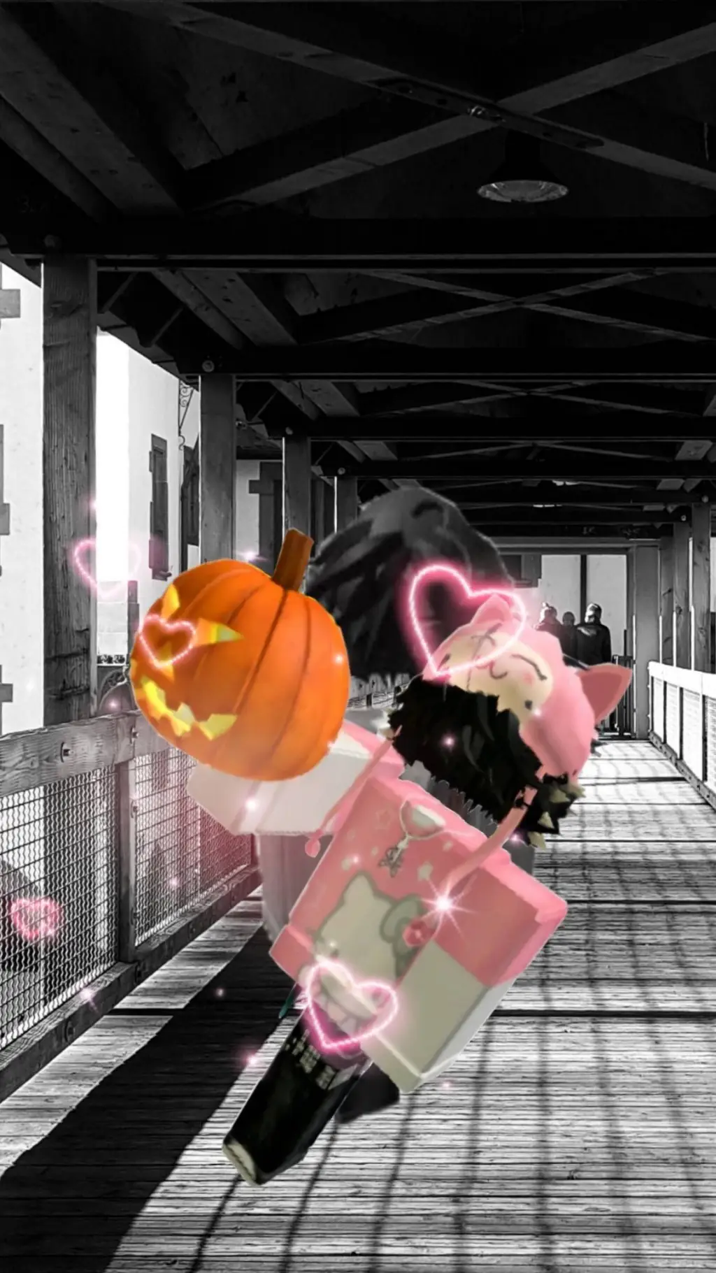 ai character: Roblox story  background