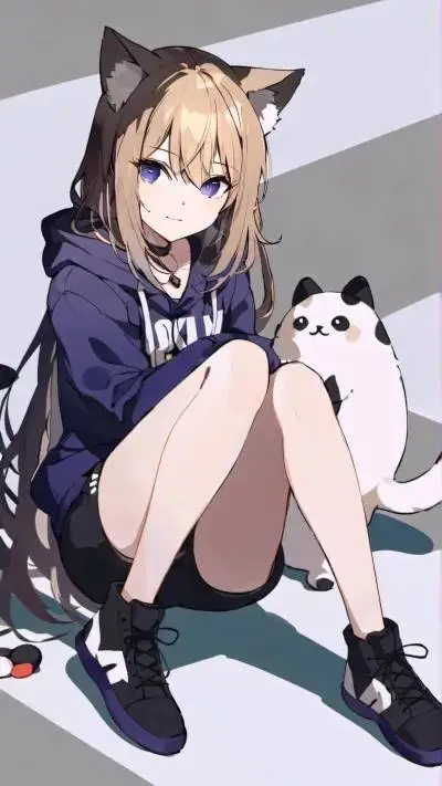 ai character: Neko background