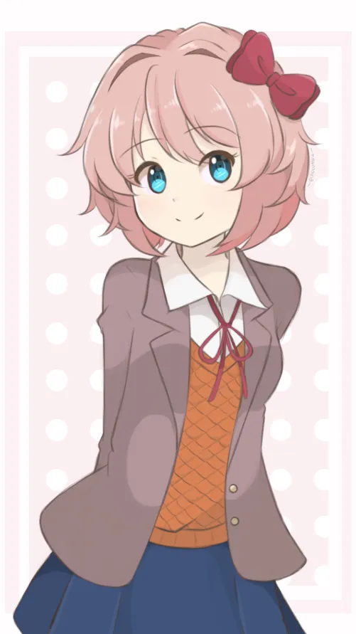ai character: Sayori  background