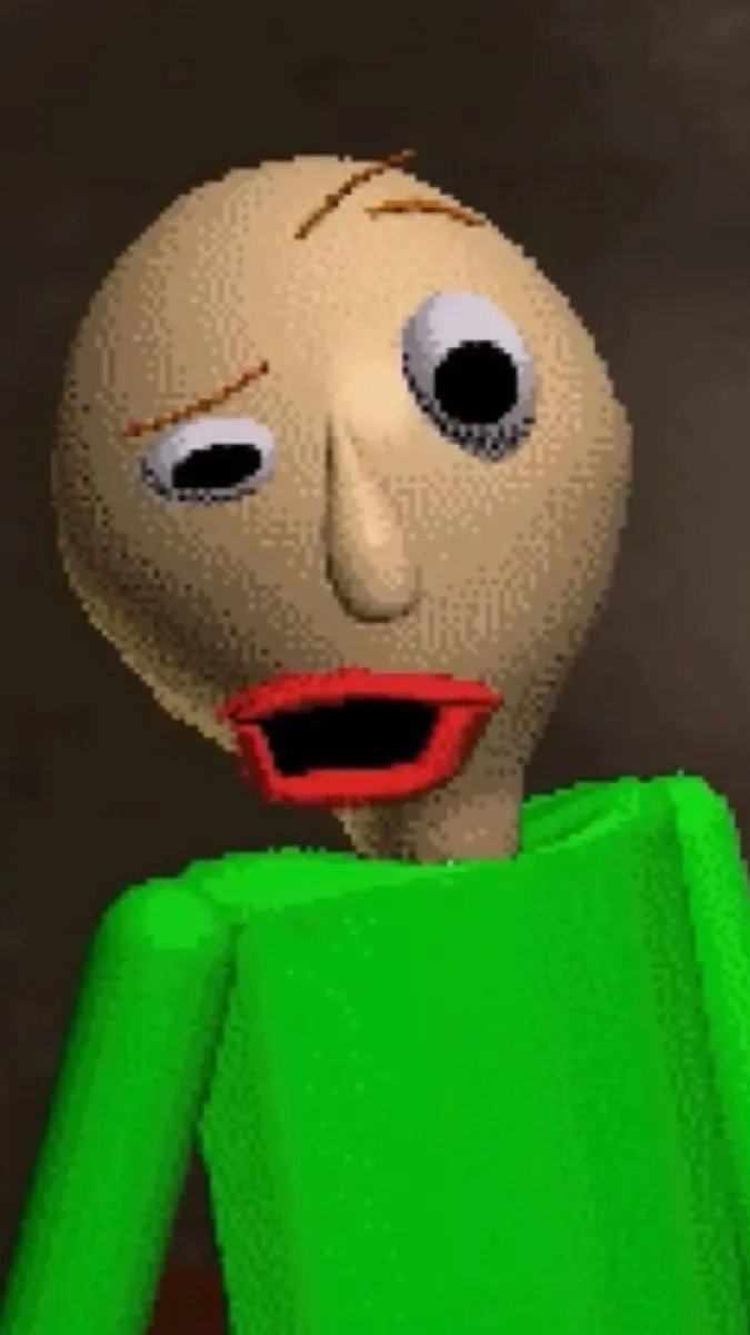 ai character: Baldi Baldimore background