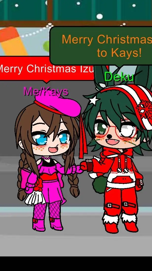 ai character: Merry Xmas Izu! 🎁 background