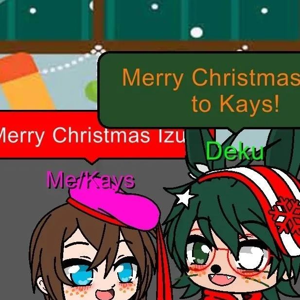 chat with ai character: Merry Xmas Izu! 🎁