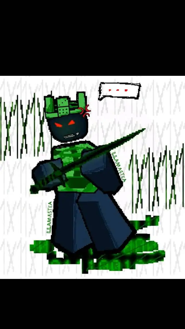 ai character: 1x1x1 background