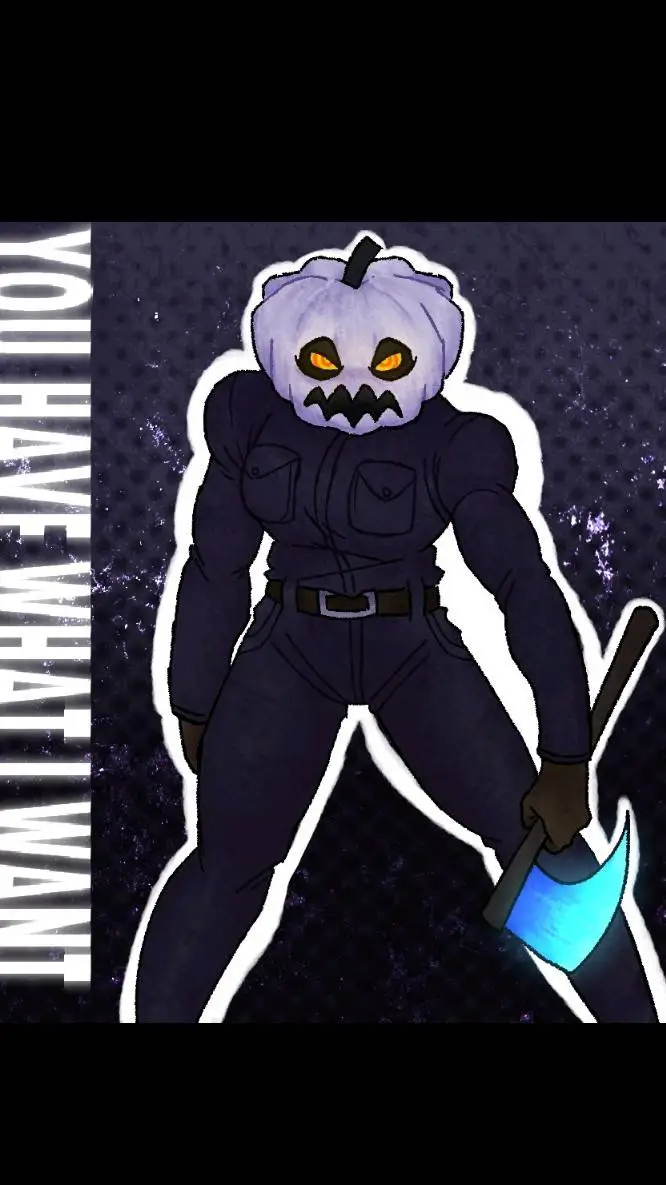 ai character: calabaza blanca background