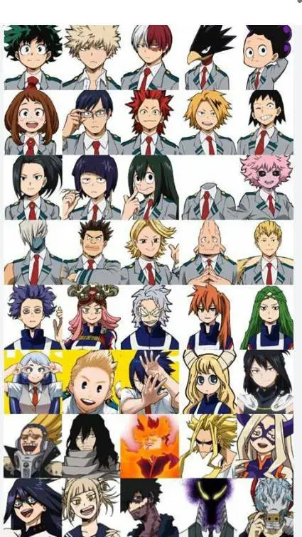 ai character: mha background