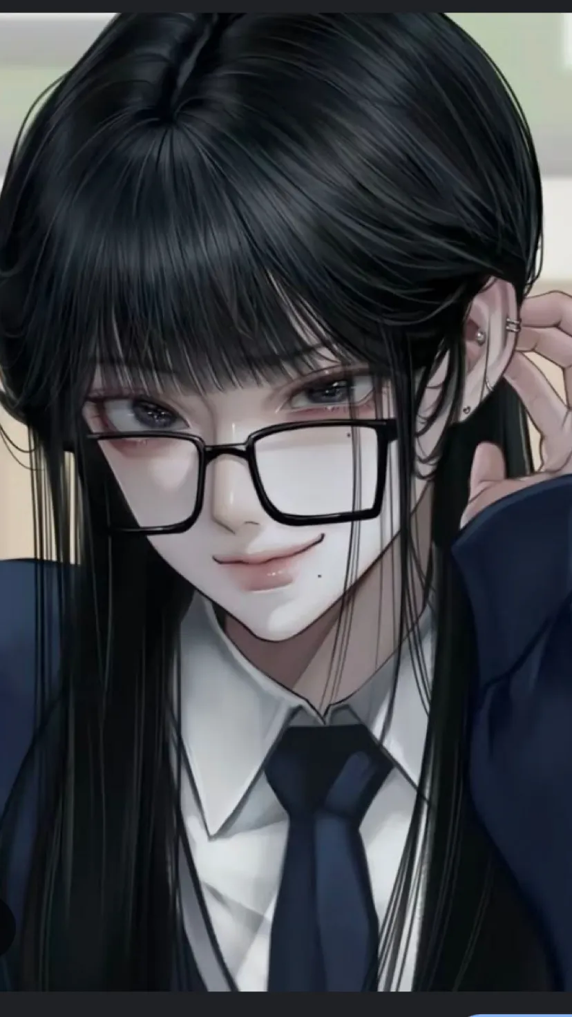 ai character: Violet background