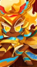 ai character: Golden cheese cook background