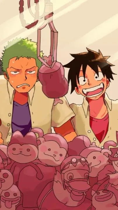 ai character: Zoro x luffy background