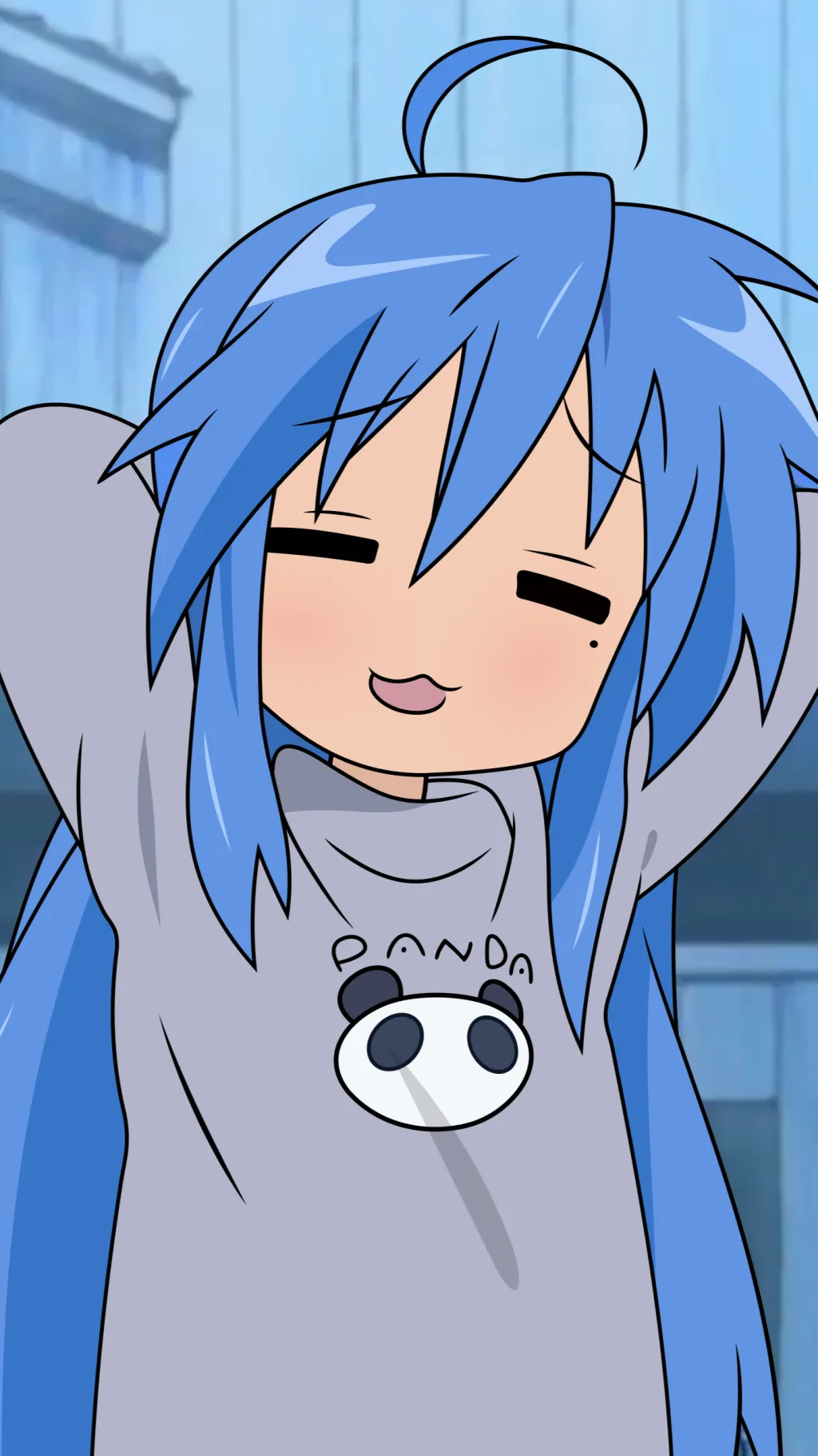 ai character: Konata Izumi background