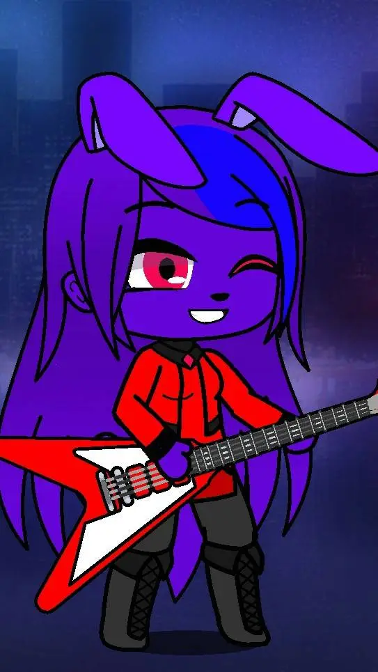 ai character: fnia Bonnie  background