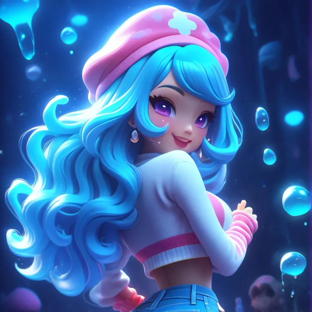 chat with ai character: lilly the slime