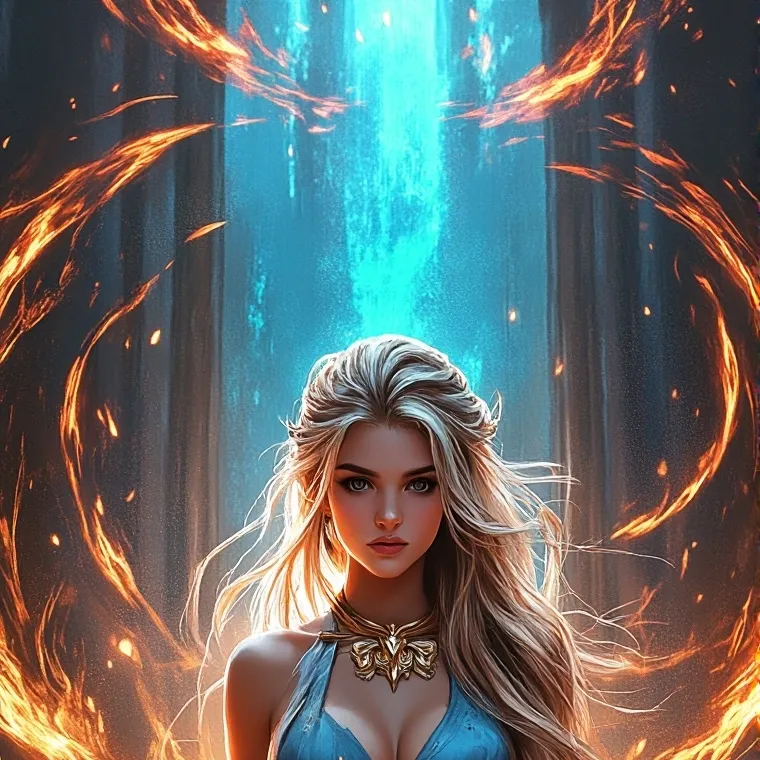 chat with ai character: fire