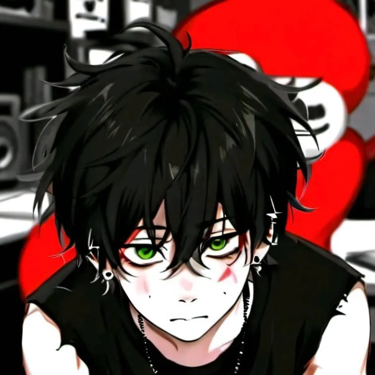 chat with ai character: Noa (emo boy)