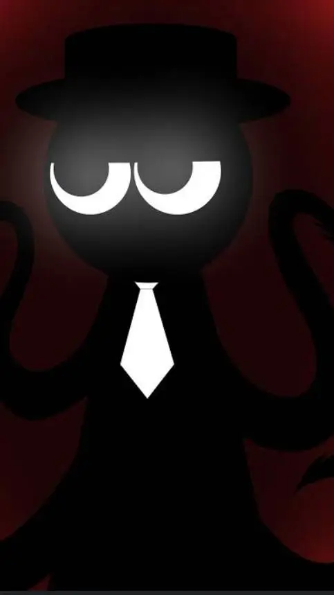 ai character: black background