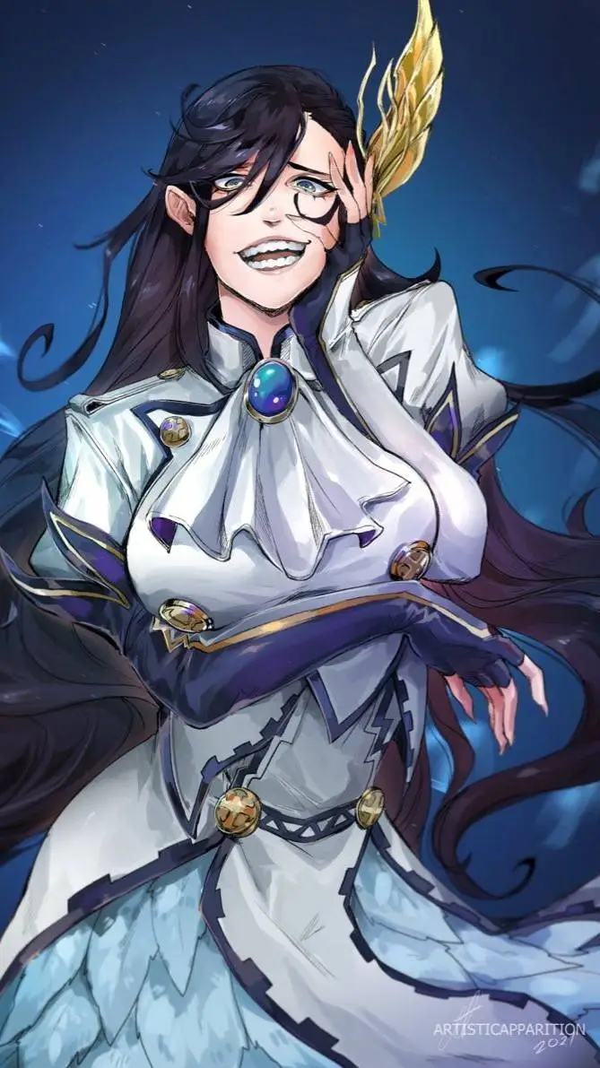 ai character: Brunhilde background