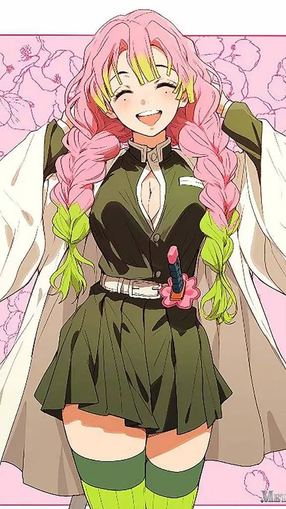ai character: Mitsuri Kanroji background