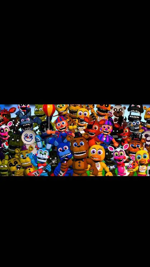 ai character: FNAF world  background