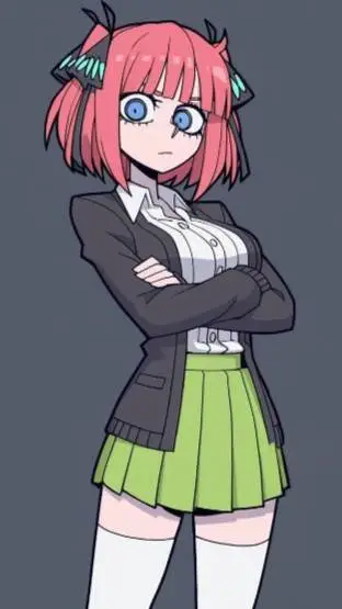ai character: Nino nakano 💕 background