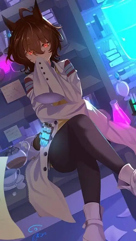 ai character: Agnes tachyon  background