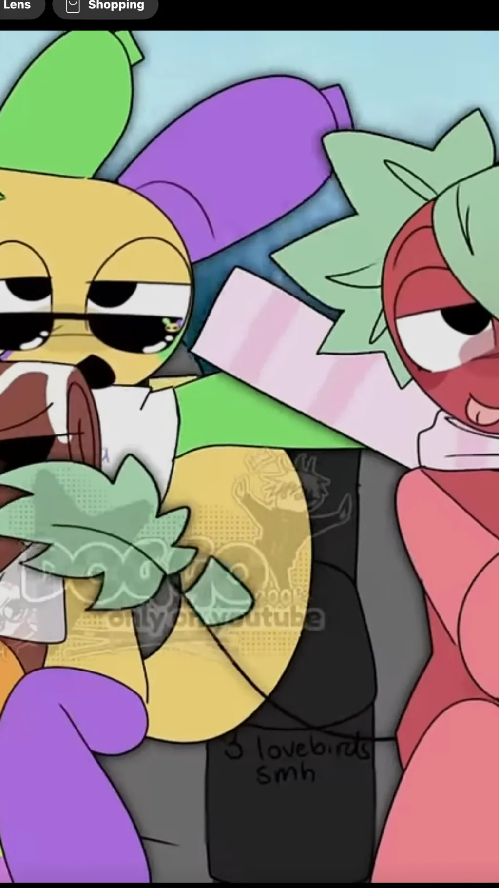 ai character: Loeyxcosmoxsprout background