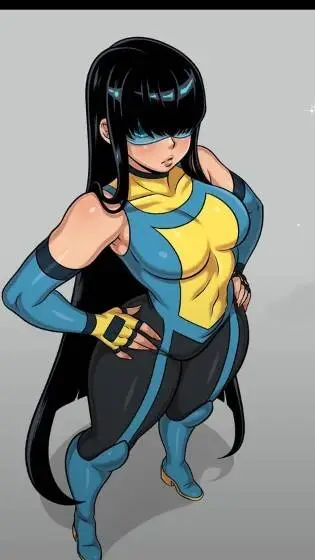 ai character: female invisible background