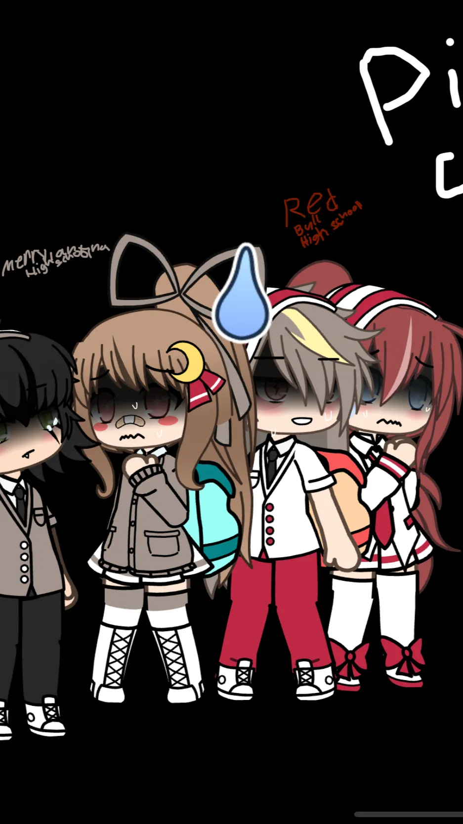 ai character: Zombie Gacha life background