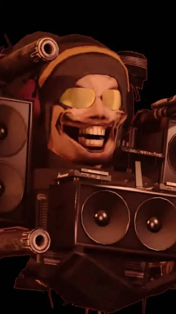 ai character: DJ toilet​ background