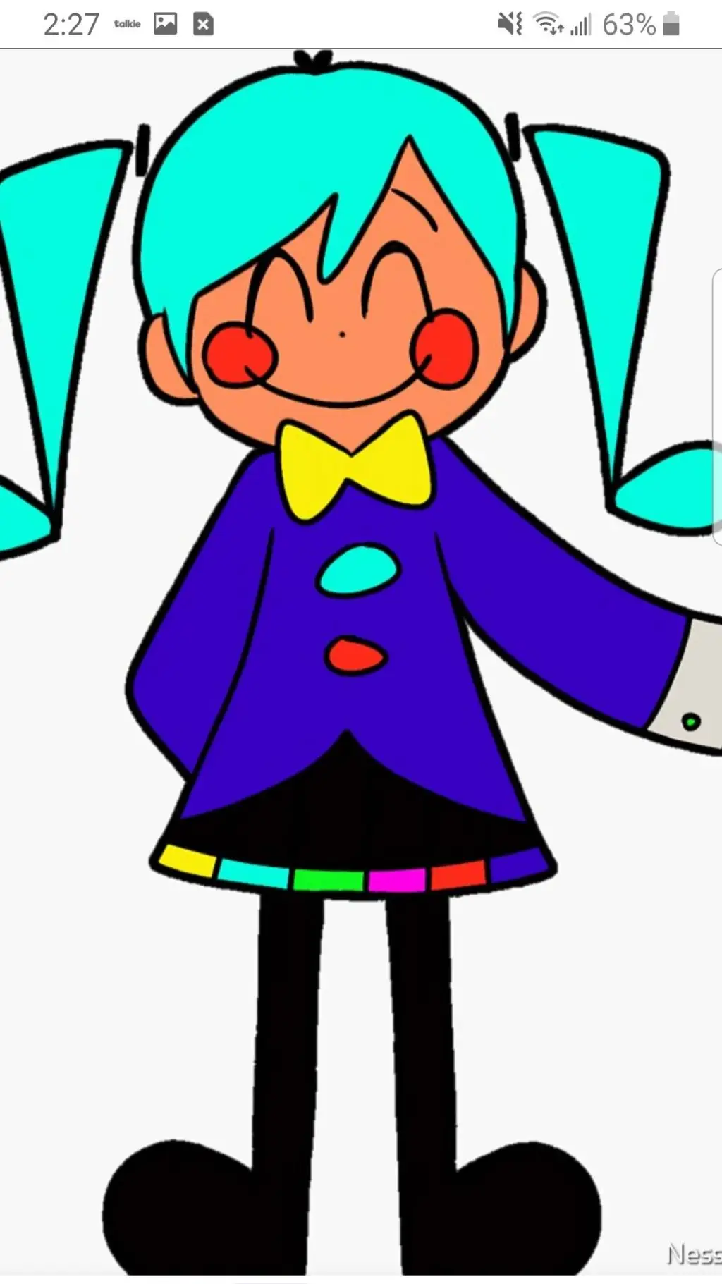 ai character: Static background