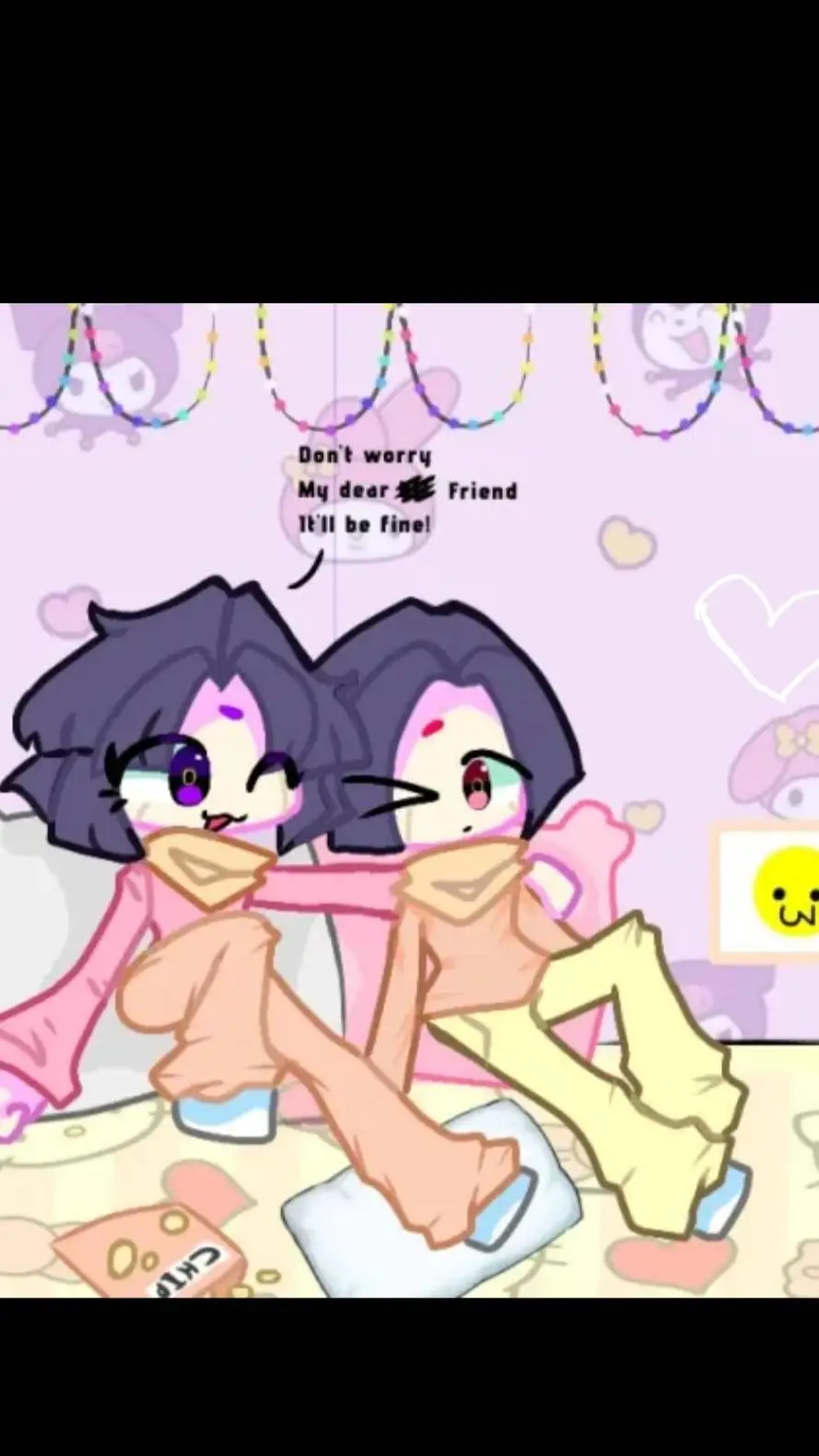 ai character: My best bestie background