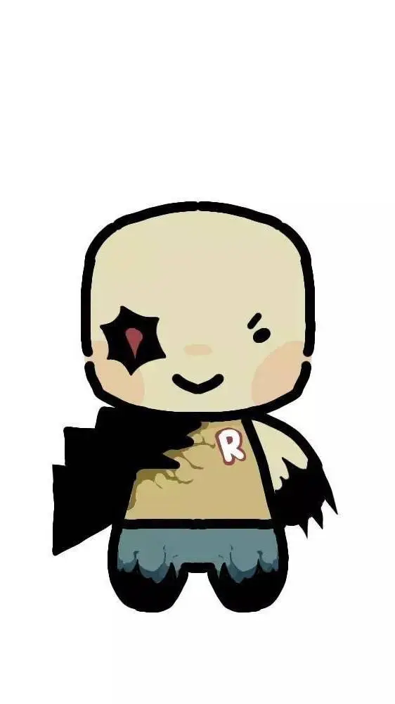 ai character: Freaky John doe background