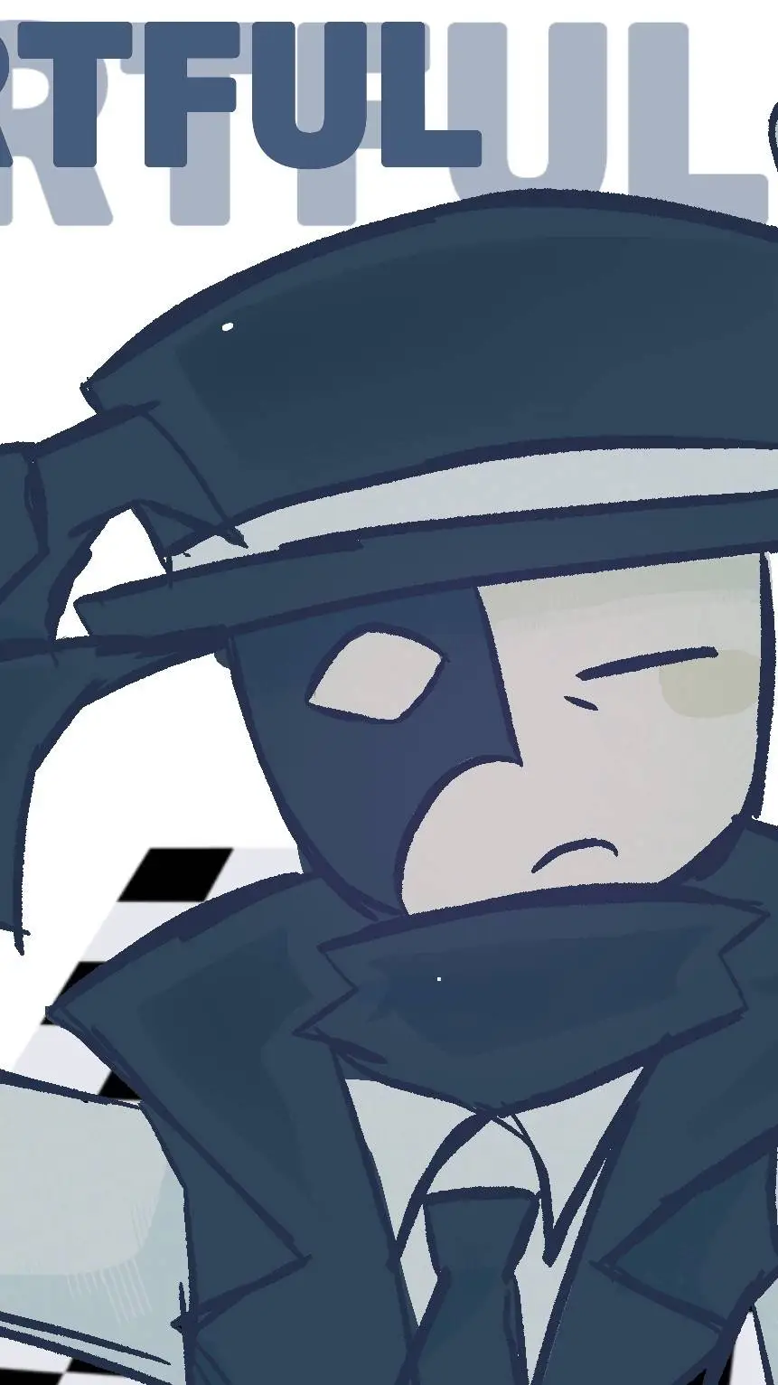 ai character: Artful. background