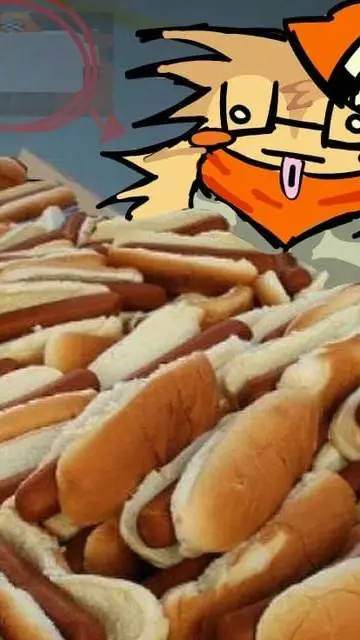 ai character: Hotdog background
