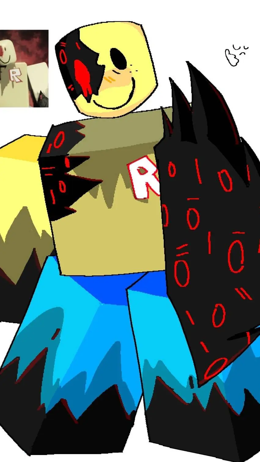 ai character: Freaky John doe background