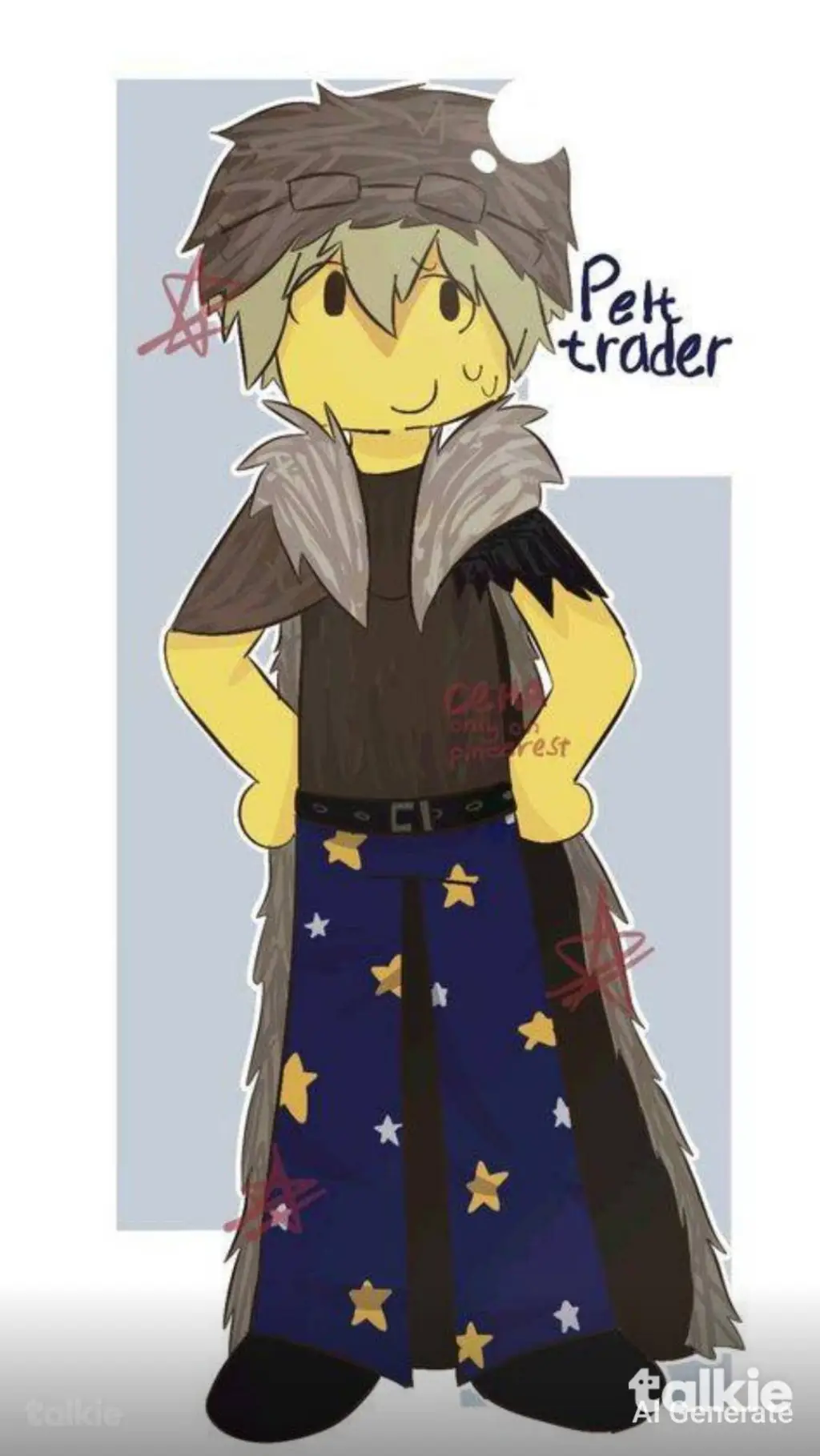 ai character: Peltsy likes you background