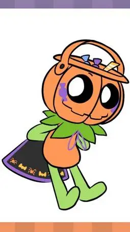 ai character: Jacko pumpkinpail background