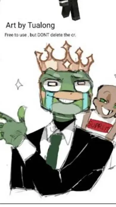 ai character: Froggydude background