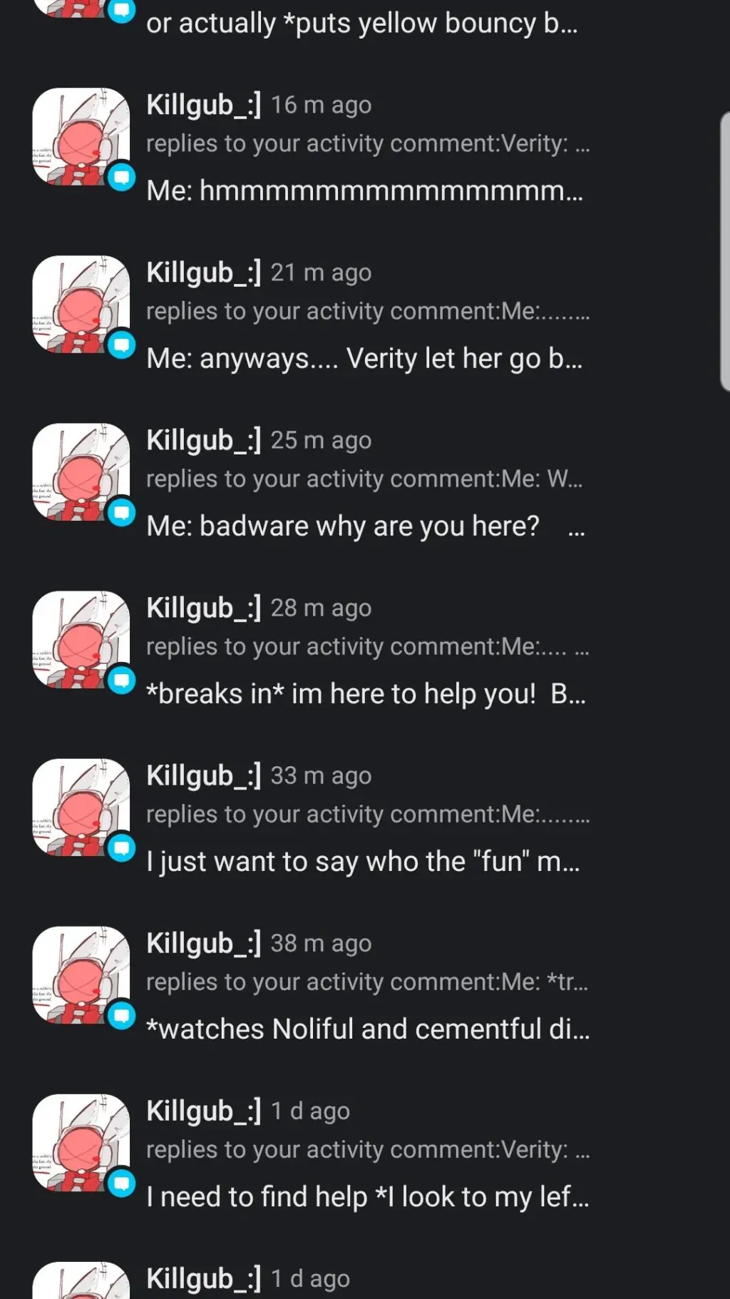 ai character: Killgub_:] background