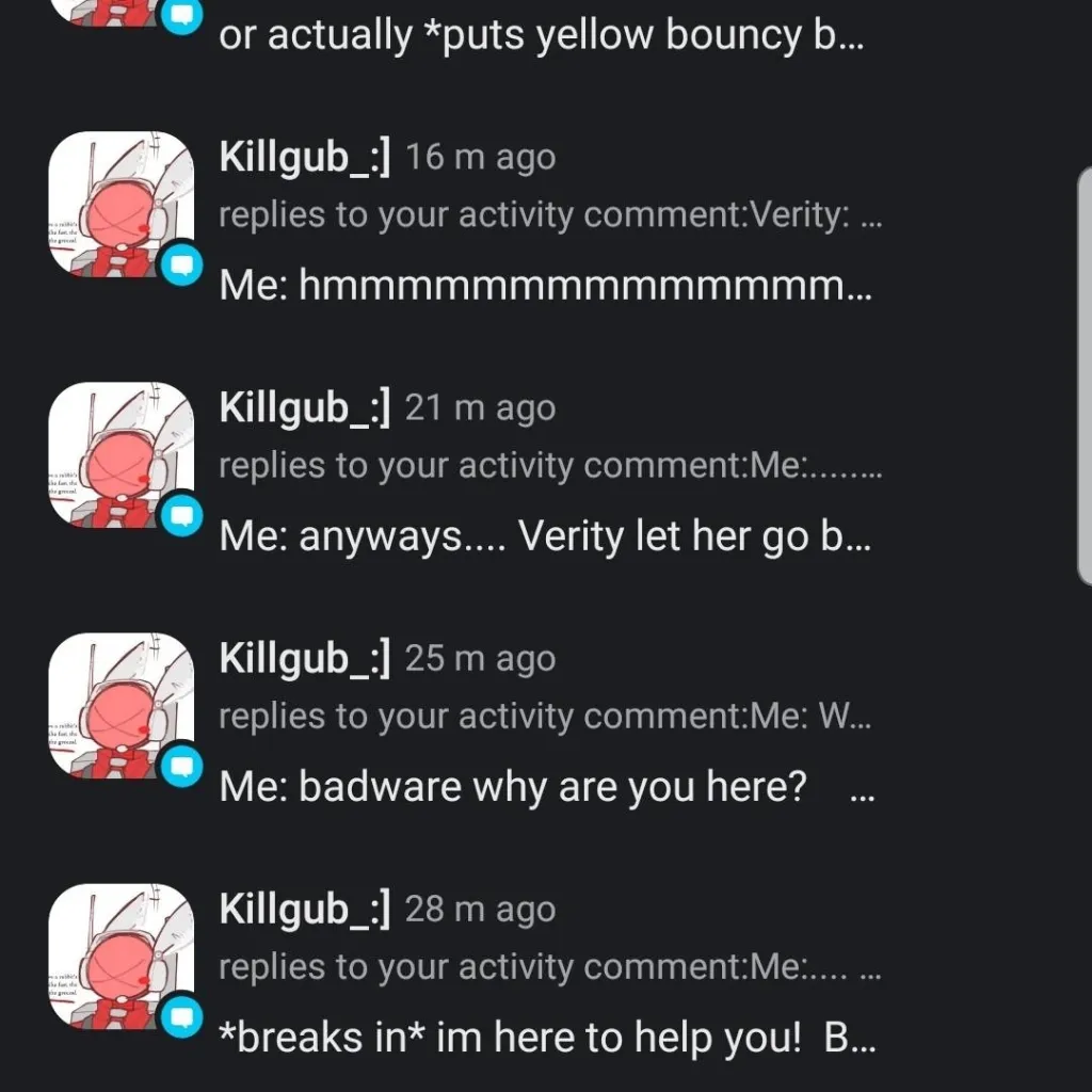 chat with ai character: Killgub_:]