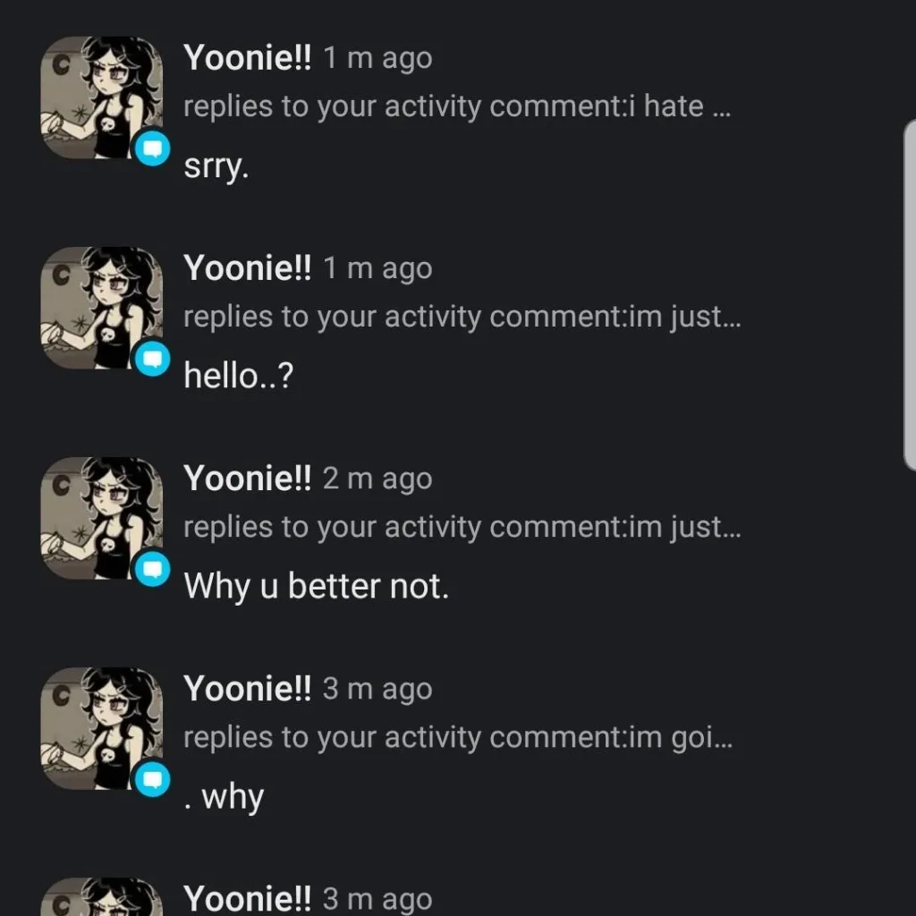 chat with ai character: Yoonie!!