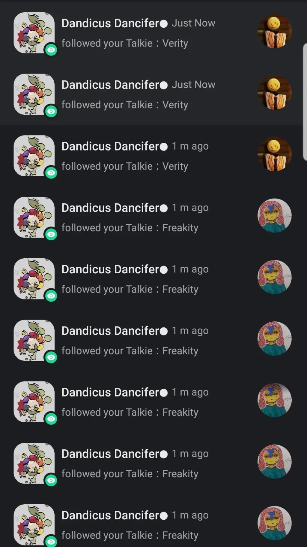 ai character: Dandicus Dancifer background