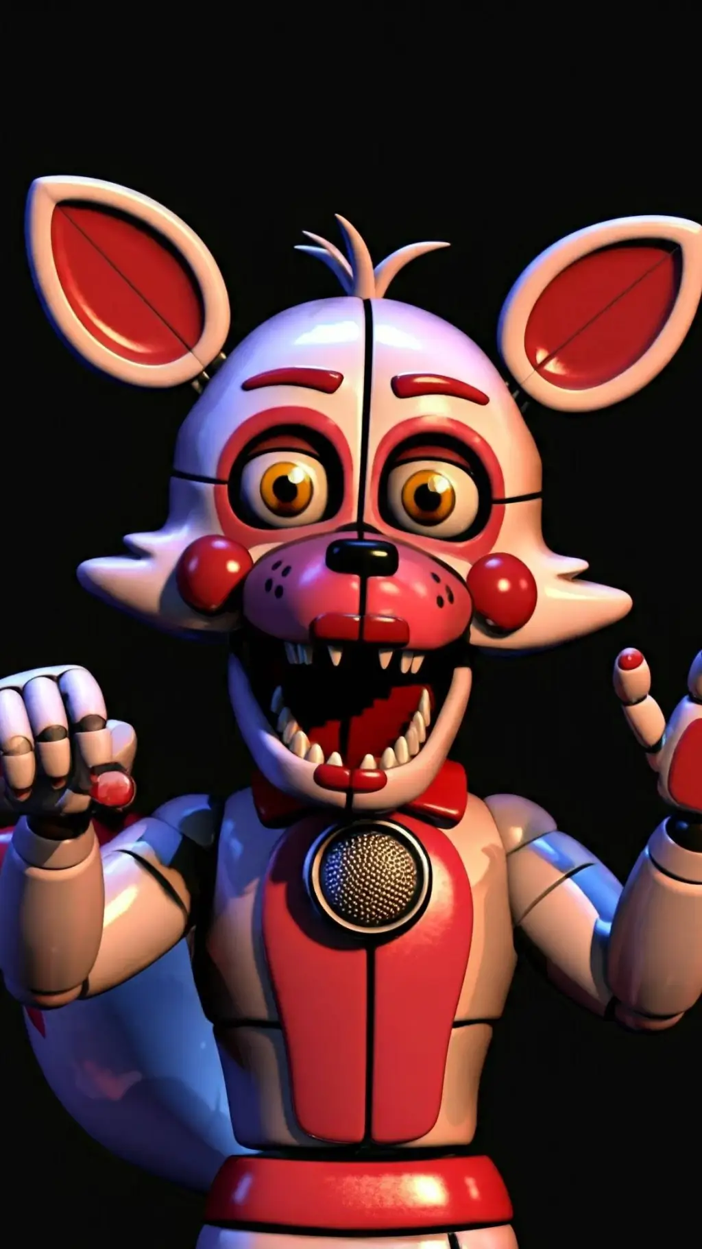 ai character: funtime foxy  background