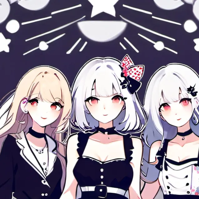 chat with ai character: 3 Popular Girls