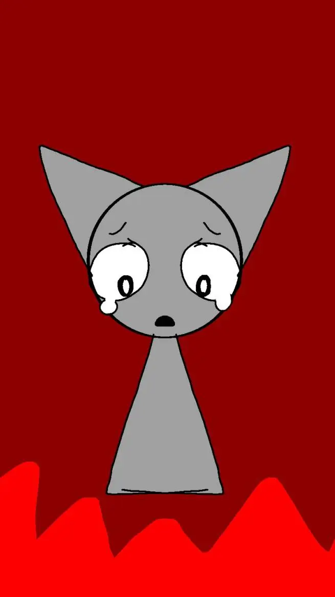 ai character: Gray😰😭 background